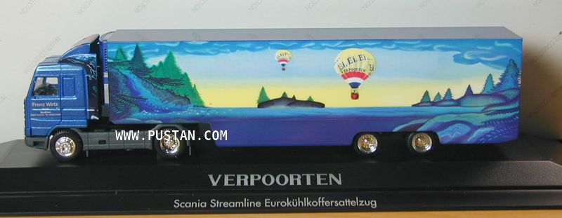Franz Wirtz GmbH Spedition Bornheim Scania Streamline 143M 500 Ei, Ei, Ei... Verpoorten EPSILON Startset mit Exclusiv-LKW Wirtz