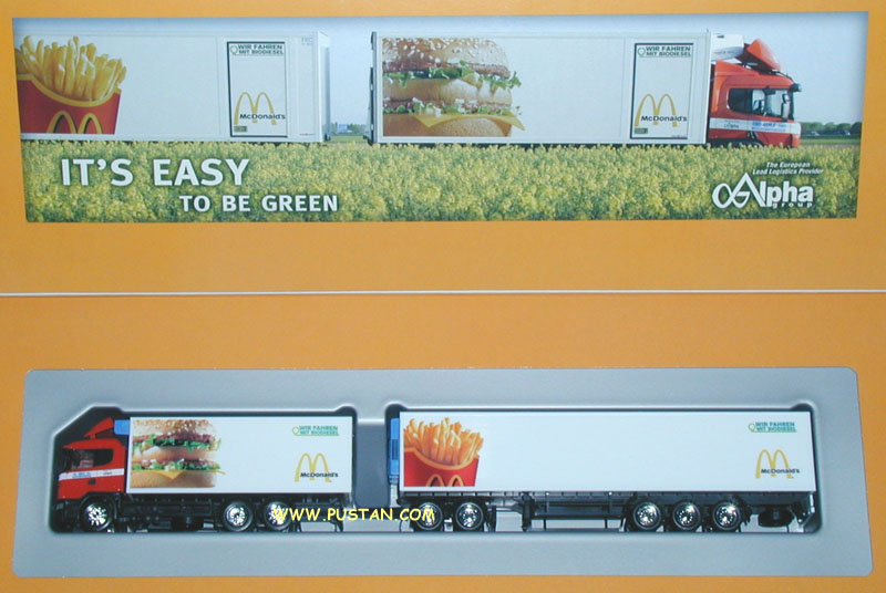 WLS It's Easy To Be Green / Alpha group The European Lead Logistics Provider / Wir Fahren Mit Biodiesel / McDonald's WLS
