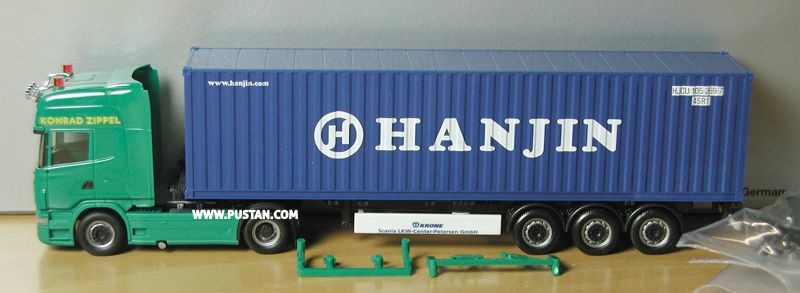 Konrad Zippel Z-Liner R500 V8 www.hanjin.com HANJIN Shipping Co. Ltd. HJCU 105 269 7 45R1 KRONE Scania LKW Center Petersen GmbH Schlüter 5175 Zippel