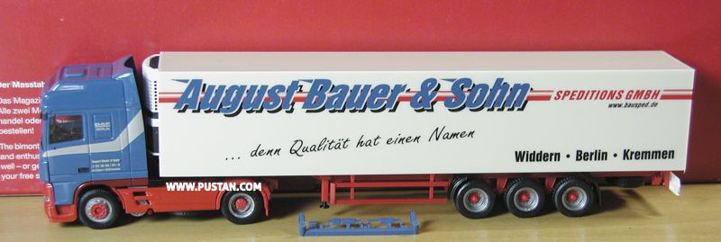 August Bauer & Sohn Speditions GmbH www.bausped.de ...denn Qualität hat einen Namen Widdern Berlin Kremmen DAF Bauer