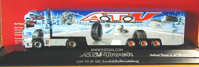 Auto Teile Unger A.T.U-Truck die Nummer 1 Autofahrer Fachmarkt Card Info Alles rund ums Auto Reinhard Berger Transporte Tröstau Airbrush Design by W. Rosner Walter www.airbrusher.de ATU