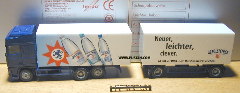 Gerolsteiner® Natürliches Mineralwasser Dein Durst kann was erleben. / Neuer, leichter, clever. DAF