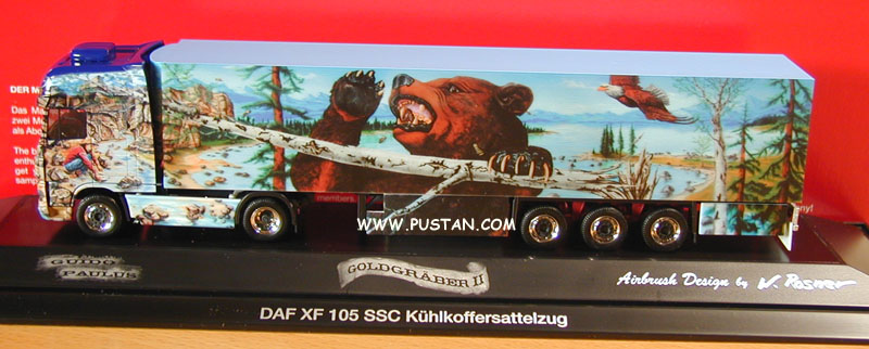 Guido Paulus Goldgräber II Truck Styling A.I.S. Construct Airbrush Design by W. Rosner Guido Paulus