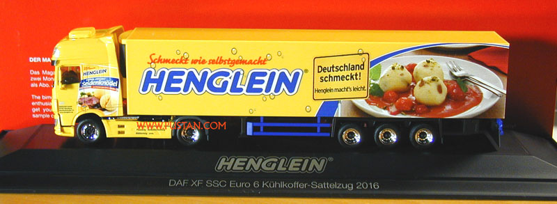 Henglein® GmbH Abenberg www.henglein.de Schmeckt wie selbstgemacht Deutschland schmeckt! macht's leicht. Kloßteig extra fein Seidenknödel aus frischen gekochten Kartoffeln Schupfnudeln Spätzle Pizzateig Reibekuchenteig Blätterteig uvm. DAF XF SSC Euro 6 Kühlkoffer-Sattelzug 2016 SCHMITZ Cargobull The Trailer Company Henglein