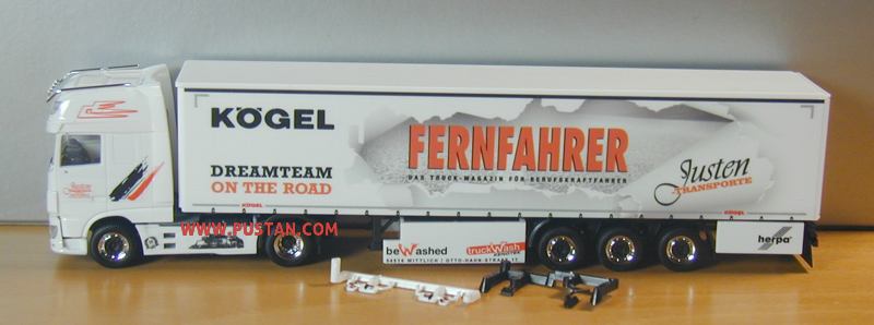 Justen Transporte Flußbach 33 Jahre Kögel Dreamtean on the road FERNFAHRER Das Truck Magazin für Berufskraftfahrer herpa ® beWashed truckWash Kenotek Wittlich DAF BTS Zabel-LED-Design www.entenpapa-group.de Täglich Deutschland Schweiz Justen