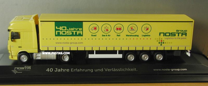 Nosta Group Logistics to the point www.nosta-group.com 40 Jahre Erfahrung und Verlässlichkeit Road Sea & Air Rail Warehousing XF Euro6 Nosta