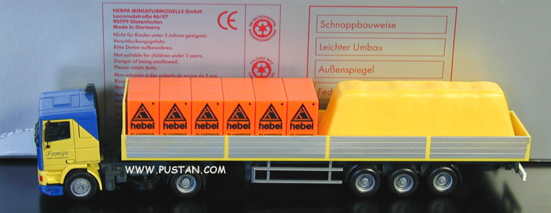 intern. transport bv Sliedrecht Holland ROMIJN 95 380 ATi hebel Plansteine Romijn