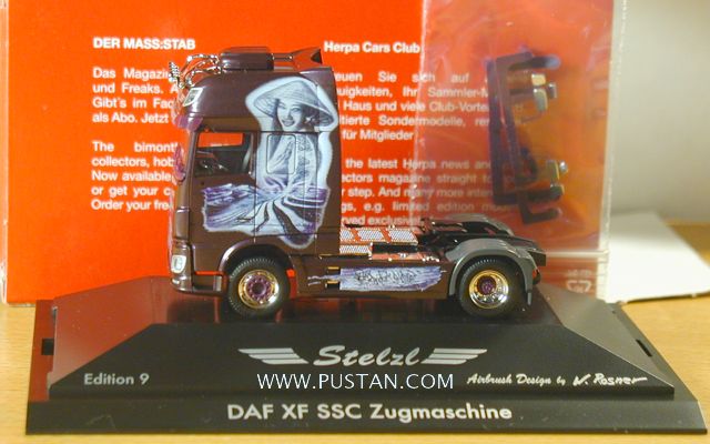 Airbrush Design by W. Rosner DAF XF SSC Zugmaschine Stelzl Heideck Edition 9 Vietnam Stelzl