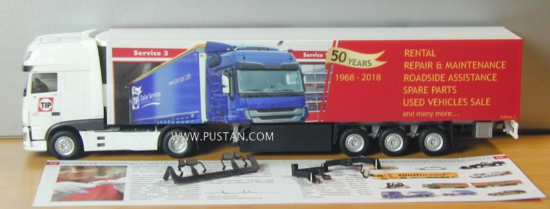 TIP Trailer Services Trailermade Solutions 50 Years Rental Repair & Maintenance Roadside Assistance Spare Parts Used Vehicles Sale and many more... Edition 2 Krone Service Mercedes Actros 460 XF Euro 6 Amsterdam TIP