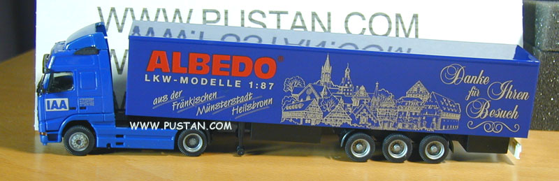 FH16 IAA Internationale Automobil Ausstellung 21. - 29.9. 1996 Kögel ULM / ALBEDO® LKW-Modelle 1:87 aus der Fränkischen Münsterstadt Heilsbronn - Danke für Ihren Besuch Albedo