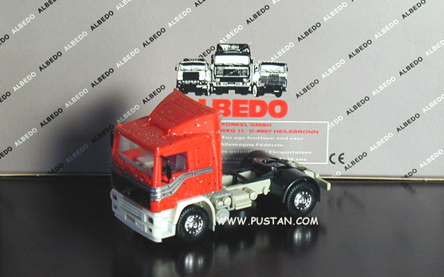Albedo Volvo F12 Glitzereffekt rotorange Volvo