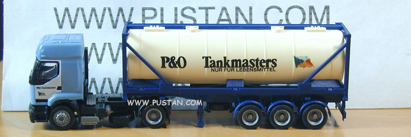 P & O Tankmasters Nur für Lebensmittel TMTU 0005329 MAX GROSS 30480 KG 67050 LB MAX TARE 2600 KG 5732 LB CAPACITY 46000 L Working Pressure 7 Bar P&O