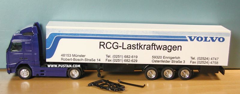 VOLVO RCG Lastkraftwagen Münster Ennigerloh Mit freundlicher Empfehlung With compliments Volvo