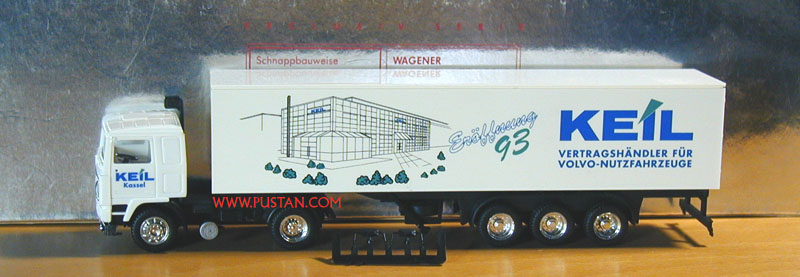VOLVO F12 KEIL Kassel Vertragshändler für Volvo-Nutzfahrzeuge Eröffnung '93 Schübler senkt Fuhrparkkosten Frenelsa Retarder VOAC Hydraulics IDS International Diesel Service Dekratel Mobilfunk DEKRA Keil