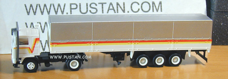 Volvo F 12 Pritschensattelzug weiss silber Volvo