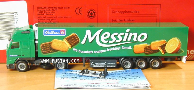 Wesemann Intern. Spedition Lebensmittel Logistik Stolzenau FH16 Bahlsen TET Messino Der traumhaft orangen fruchtige Genuß. Minis Schmitz Wesemann