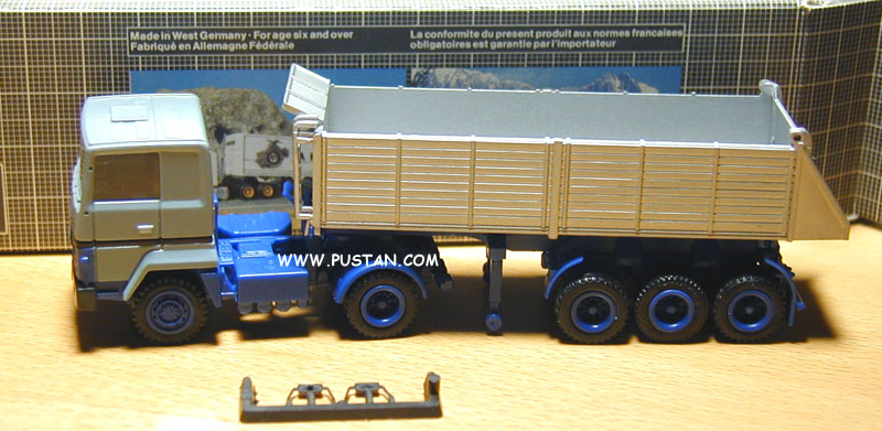 Herpa 802500 Version A Renault R 310 Kippmulde-Sattelzug 2a/3a Aluminiumausführung Renault