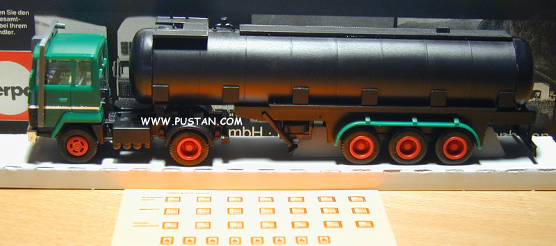 Herpa 802204 Renault GR 350 Chemietank 2a/3a Kotflügel des Aufliegers in Wagenfarbe Bonifer Renault