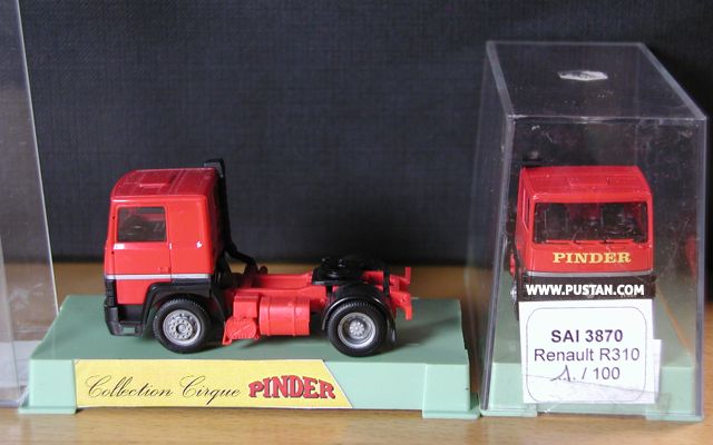 Collection Cirque PINDER SAI 3870 Renault R310 .../100 Pinder