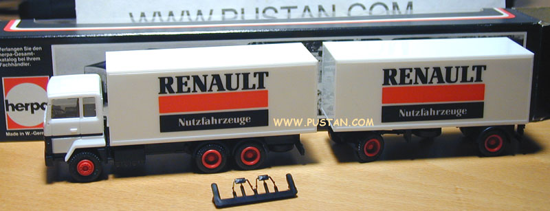 Herpa 802421 Renault GR 350 Koffer 3a/2a Werbemodell Renault