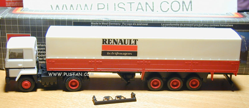 Herpa 802756 Renault GR 350 Pritsche/Plane 2a/3a Werbemodell Renault
