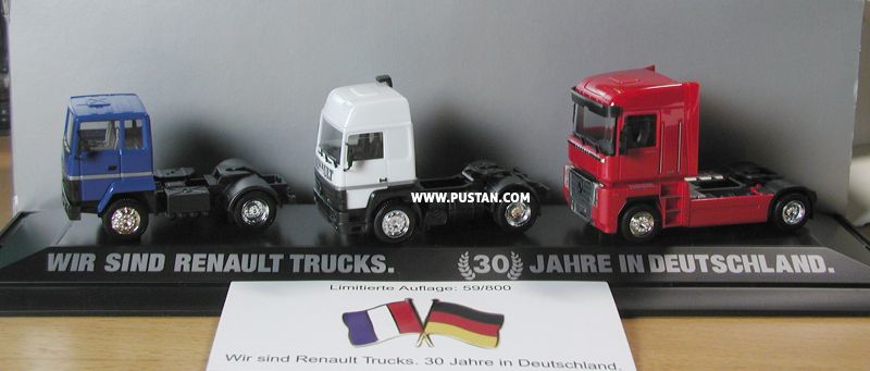 Wir sind Renault Trucks - 30 Jahre in Deutschland / Limitierte Auflage xxx/800 / Berliet Renault