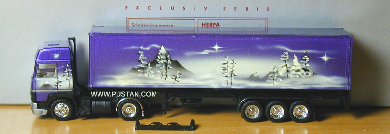 Airbrush Handarbeit Kleinserie Winterwonderland KRONE Airbrush