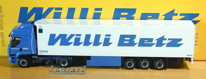 Herpa 907958 Renault Premium 460 Willi Betz Internationale Spedition 14649 37642 Ferroplast Schmitz Cargobull FRC Willi Betz