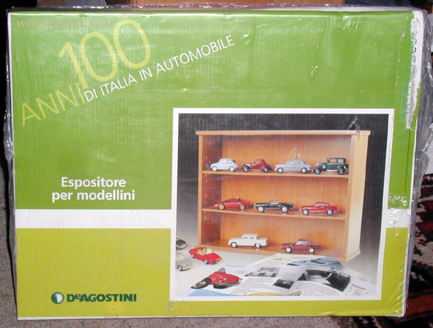 Espositore de Modellini 100 Anni Di Italia in Automobile De Agostini De Agostini