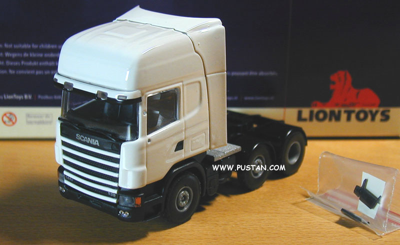 Lion Toys Scania 4 Topline wit Lion Toys
