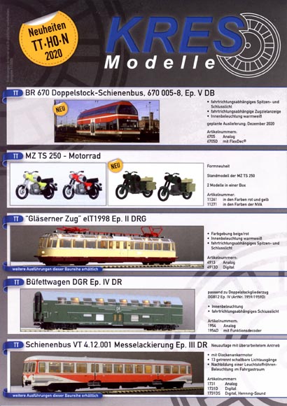 KRES Modelle Prospekt Kres